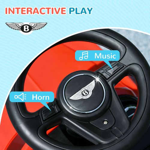 AIYAPLAY Bentley Licensed Ride on Car, Foot to Floor w/ Music Horn