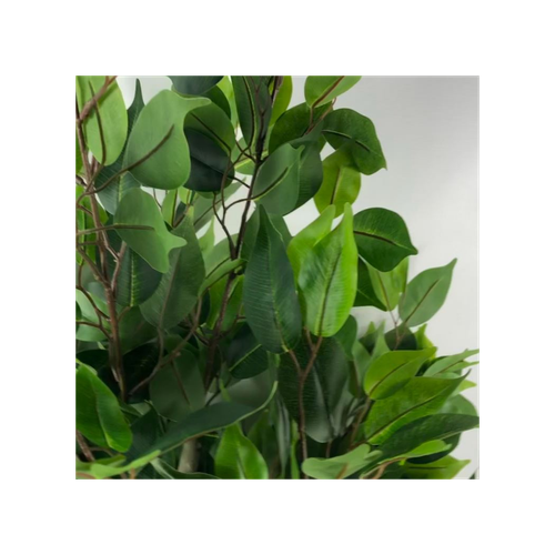 110cm Leaf Realistic Artificial Ficus Tree / Plant Copper Planter