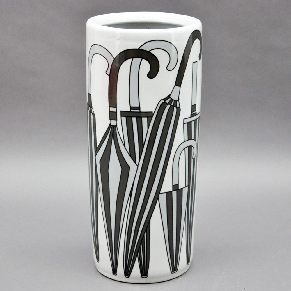 M S L Black and White Umbrella Design Umbrella Stand