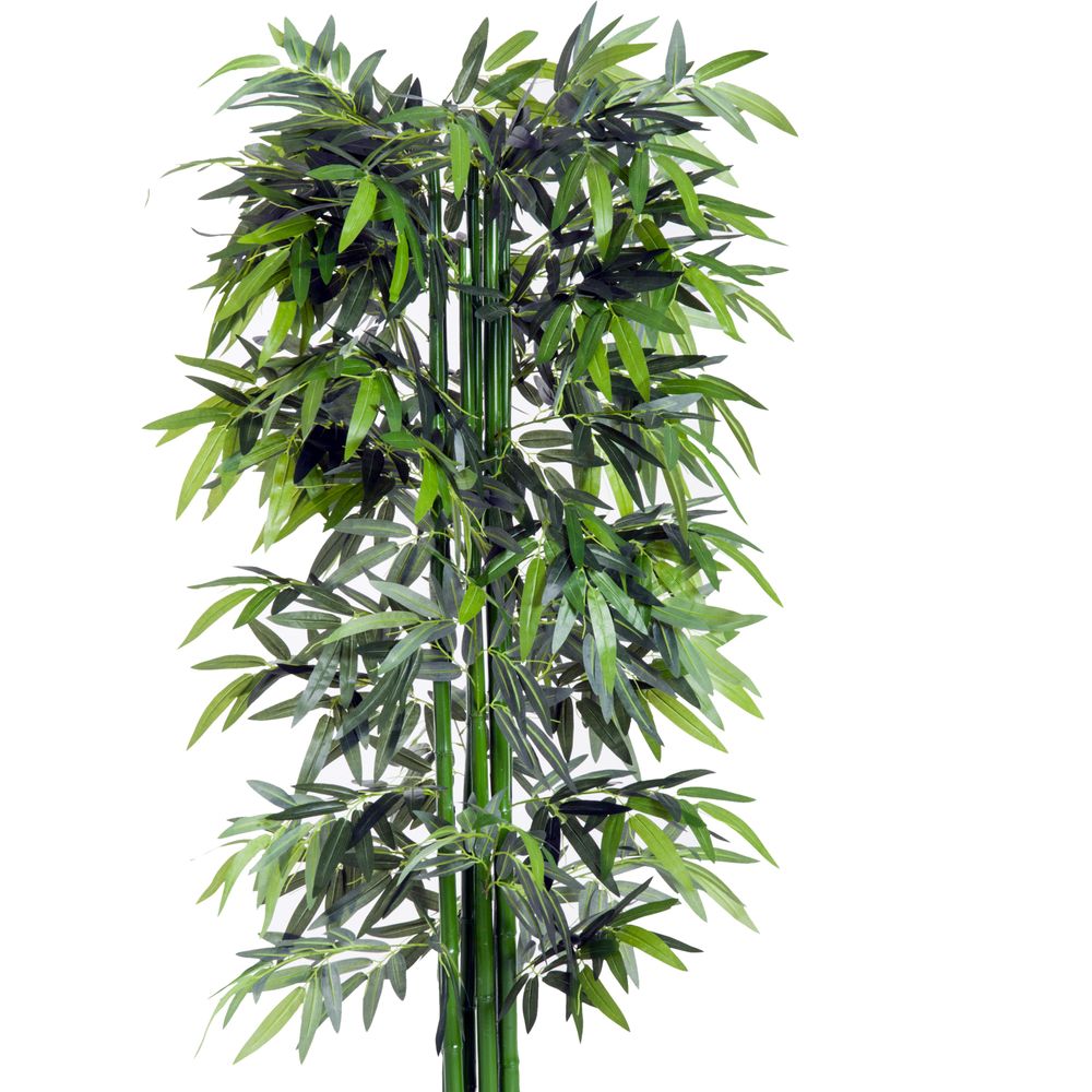 High-quality Artificial Bamboo Tree Plant, 1.8m - Green Bamboo/Black Pot
