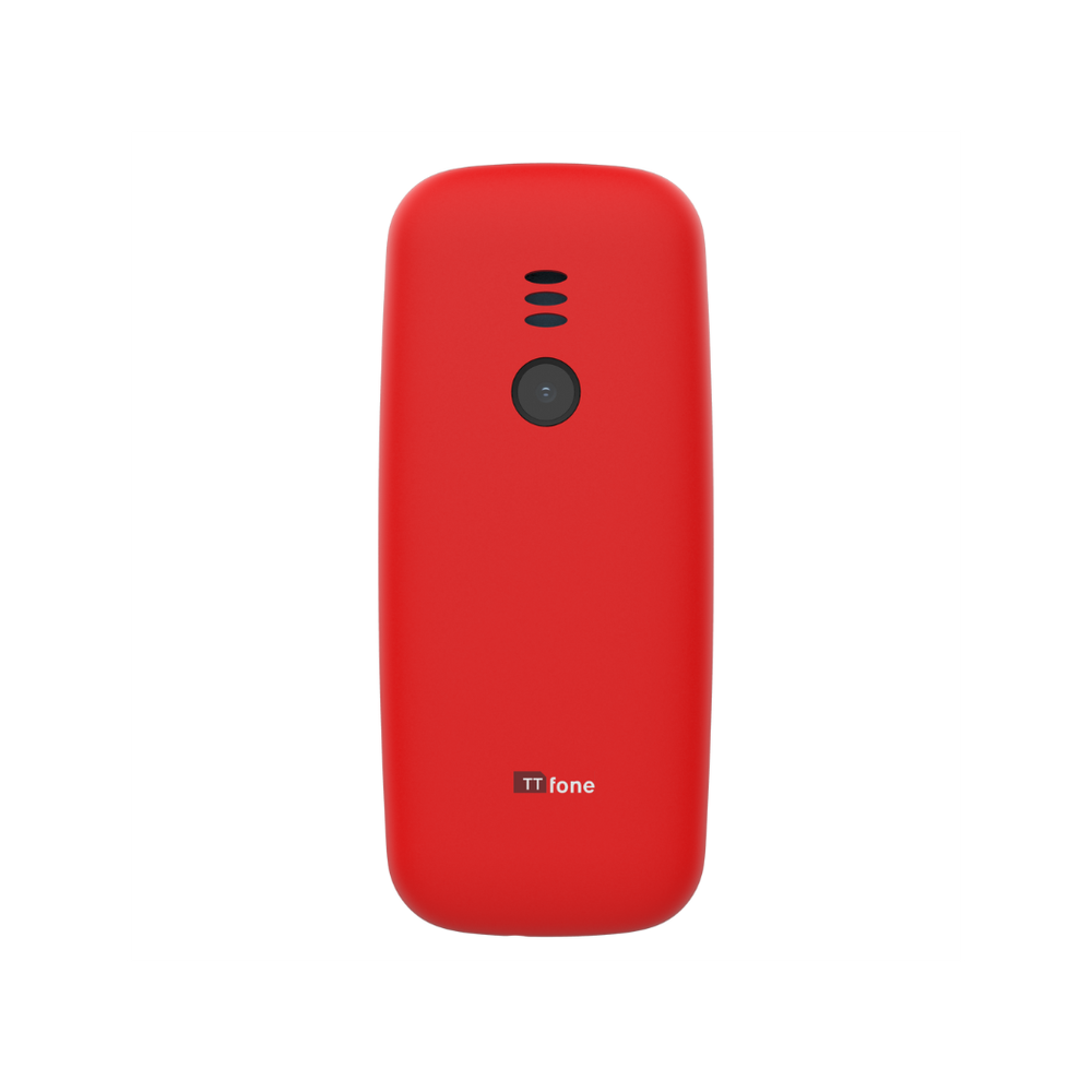 TTfone TT170 Red Dual SIM, USB Cable, Vodafone Pay As You Go