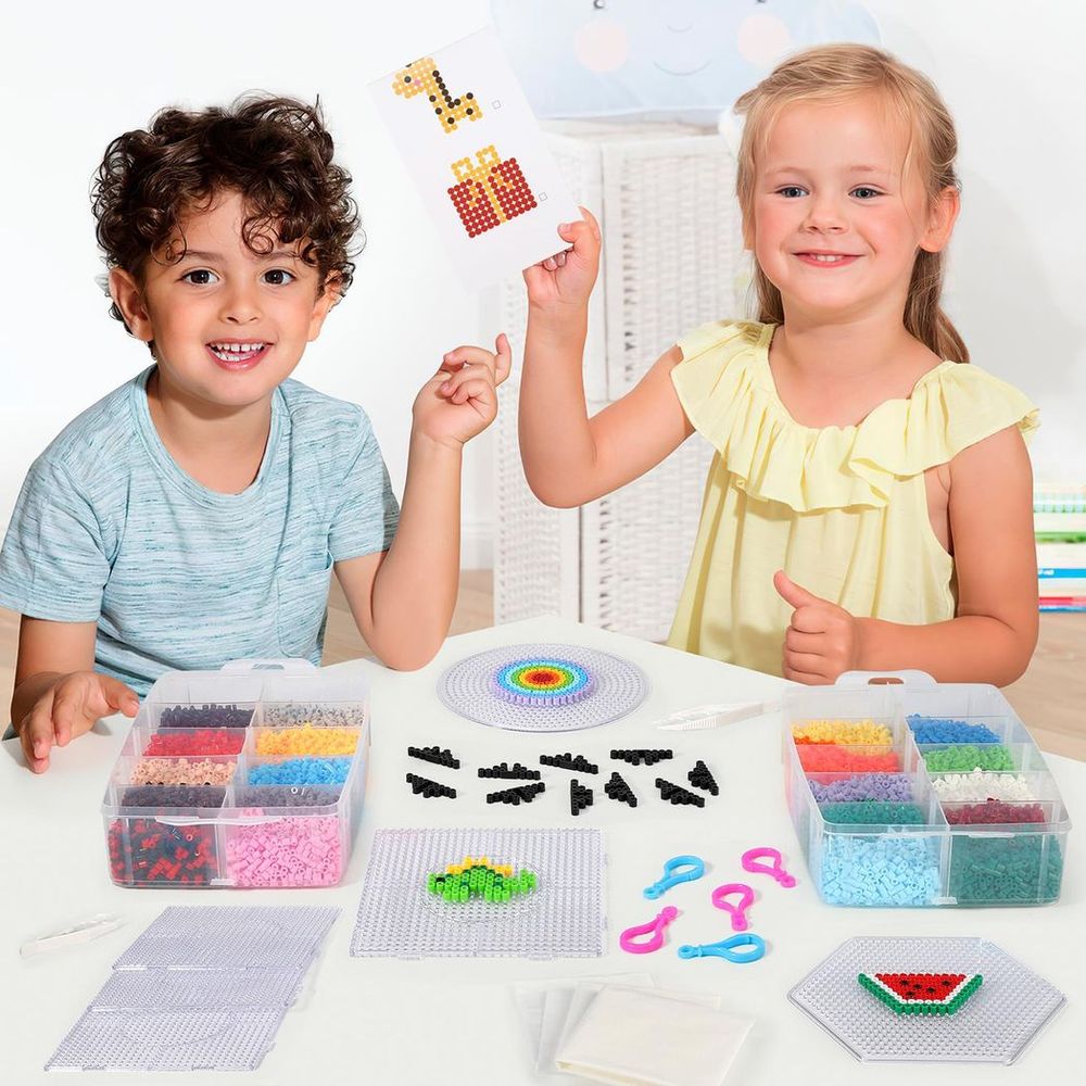 SOKA IRON BEAD DELUXE SET: Hours of Creative Fun, Endless Possibilities, Complete Iron Bead Set, Kid Safe & Ideal Gift