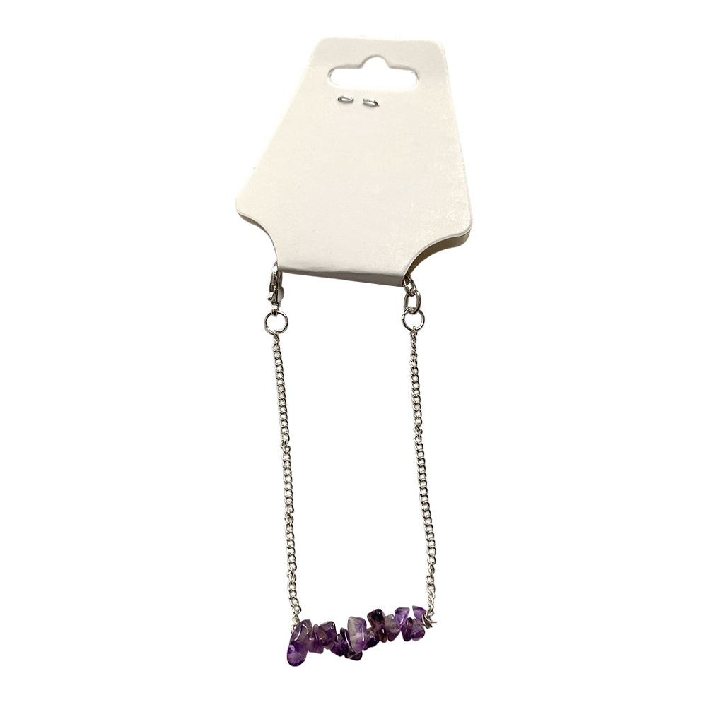 Timeless Elegance: Silver Chain Chips Bracelet