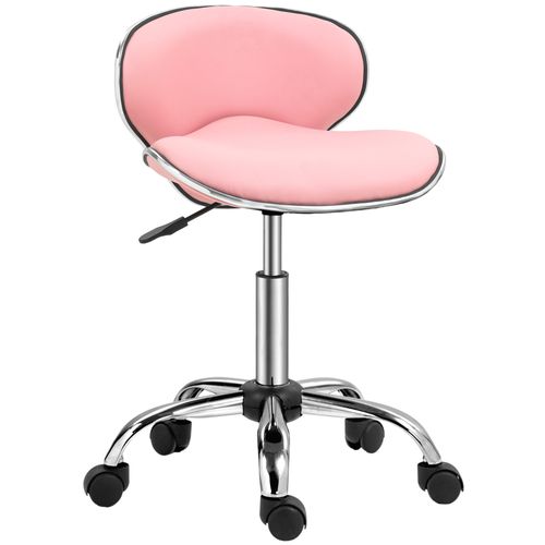 HOMCOM Office Chair Beauty Salon Rolling Technician Stool Chair
