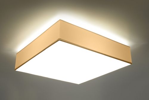 مصباح سقف هوروس 45 مربع أبيض بتصميم لوفت LED E27