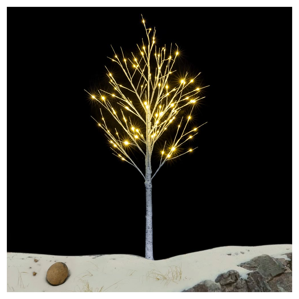 6FT Snowflake Christmas Tree with 96 LED Lamp