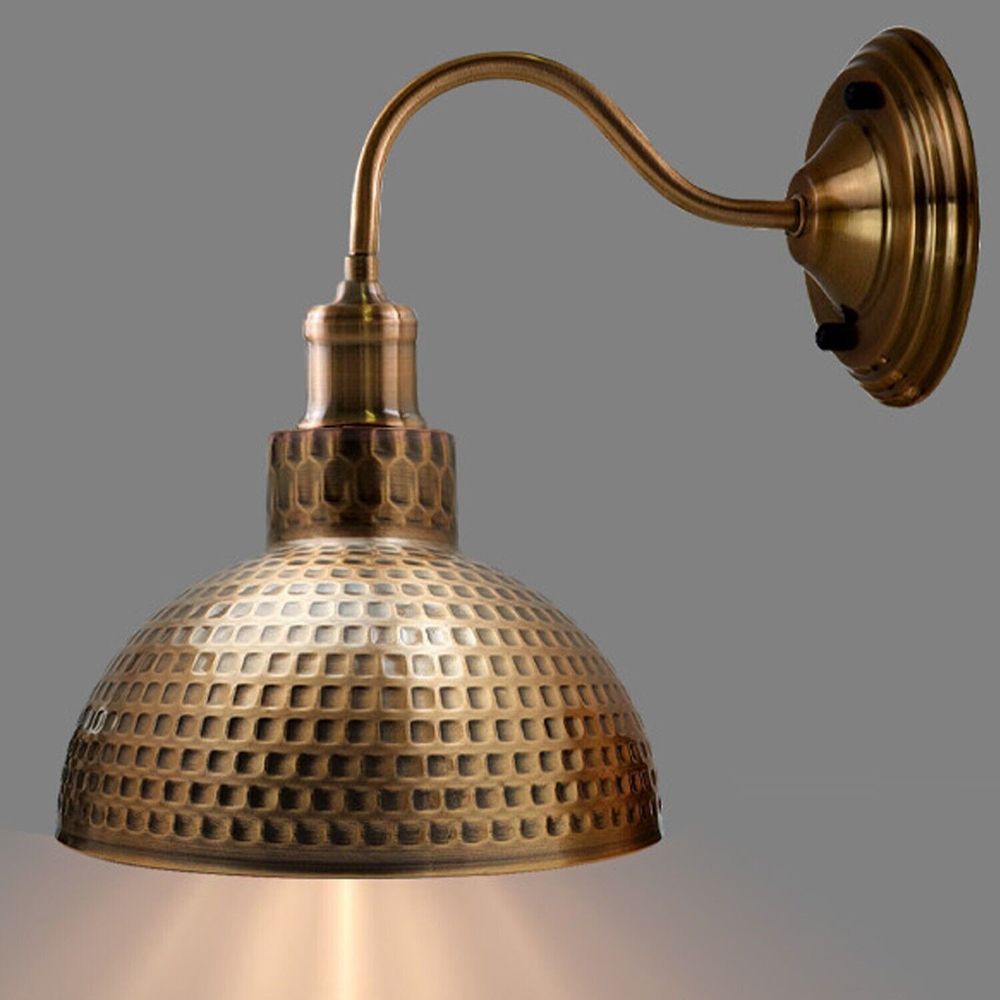 Retro Copper Wall Lights & Lamps – Antique Brass & Copper Sconces ~3678
