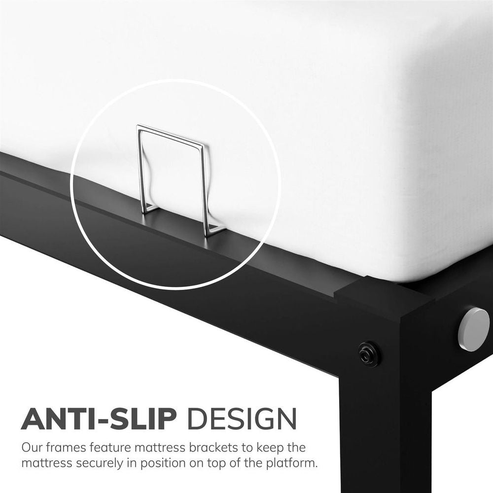 Kingsize Metal Bed Frame Square Tube - Improved