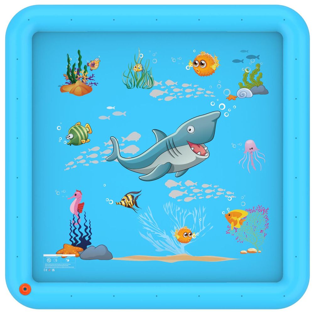 SOKA Blue Splash Mat 168cm, Fun Aquatic Play for Kids - Sandpit, Ball Pit, Pool