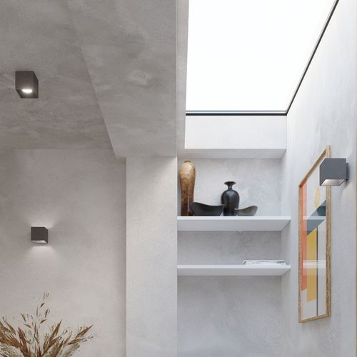 Wall lamp aluminum Quad modern Design G9