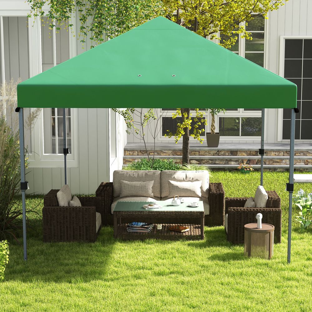 Outsunny 3x3(m) Pop Up Gazebo, Instant Shelter, Green