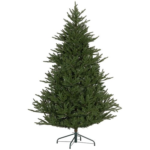 HOMCOM 5 Foot Artificial Christmas Tree with Realistic Hinged Branches