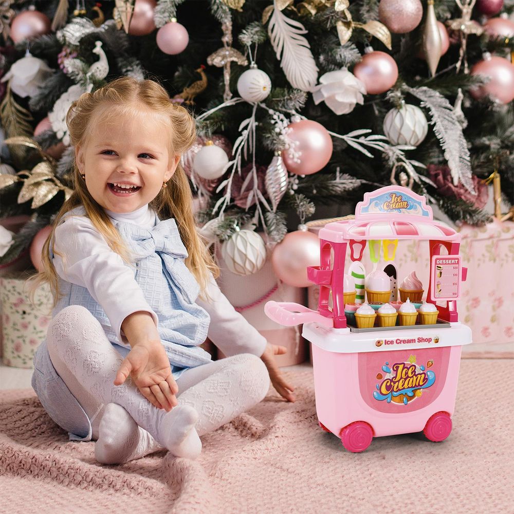 SOKA Ice Cream Trolley - Hours of Playtime, Great Learning Toy, Perfect Gift - 27 Pcs