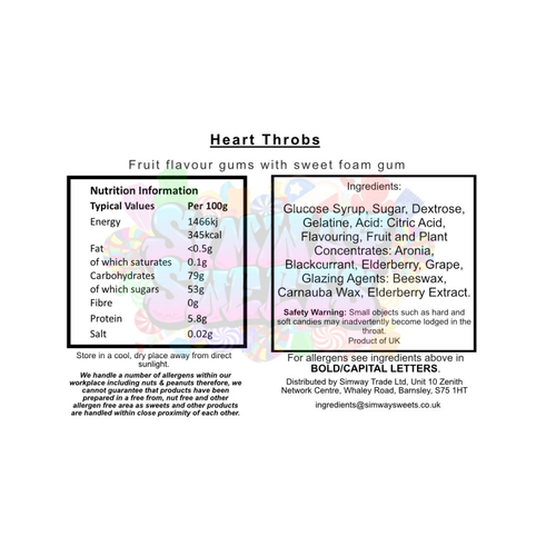 Heart Throbs Simway Sweets