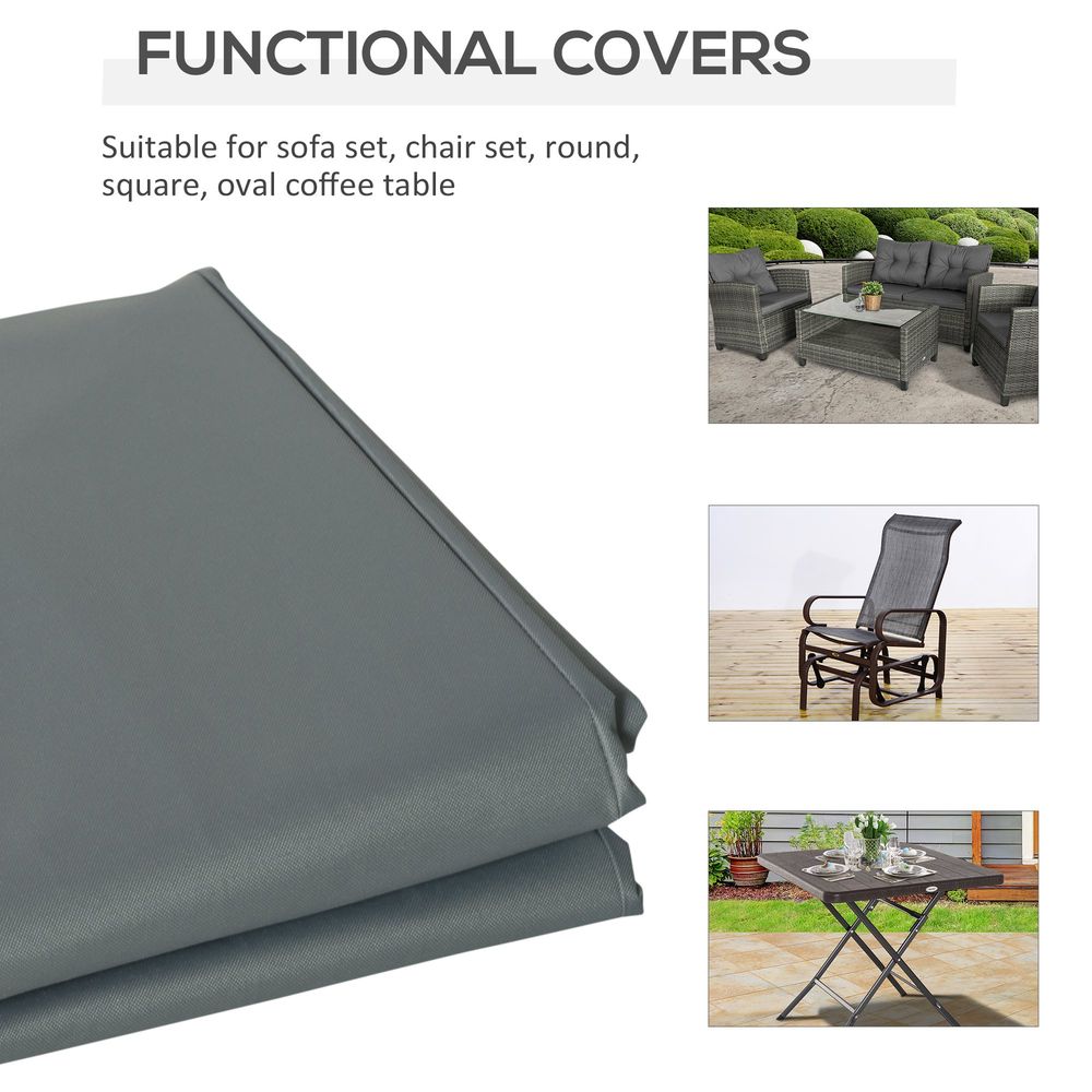 Premium 600D Outdoor Furniture Cover | Water & UV Resistant | 190x72cm | Protect Your Set