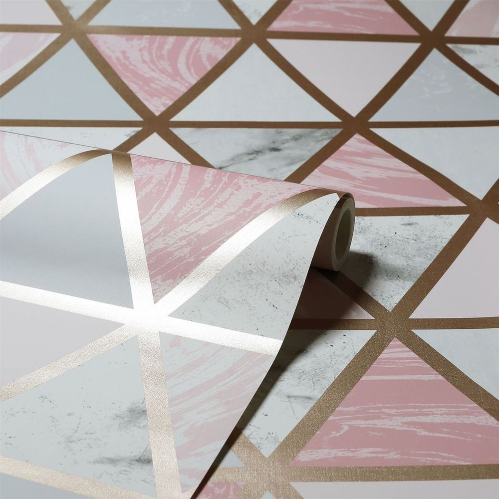 Premium Marble Geo Pink Multi - High-Quality Sw12
