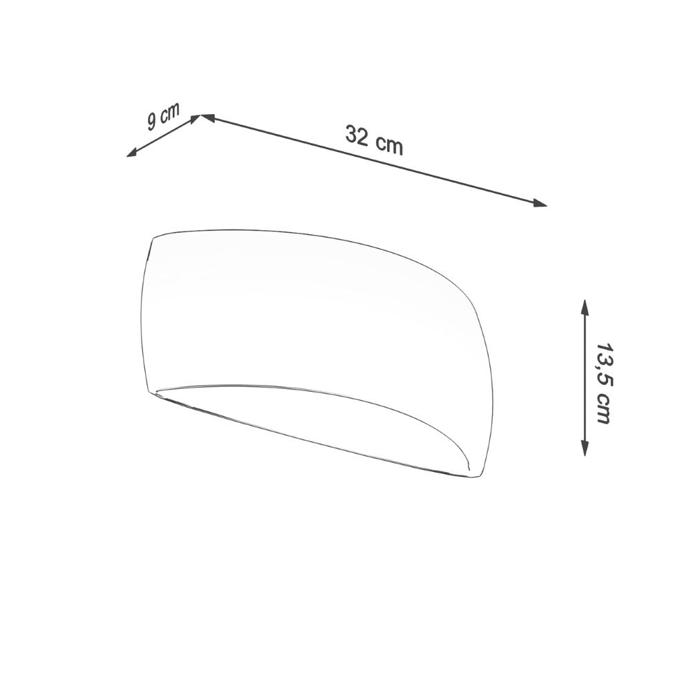 WALL LAMP: Modern Design, Ceramic, G9 Bulb, High Quality