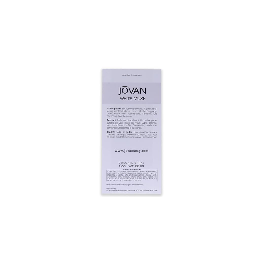 Jovan White Musk  Cologne Spray 88ml