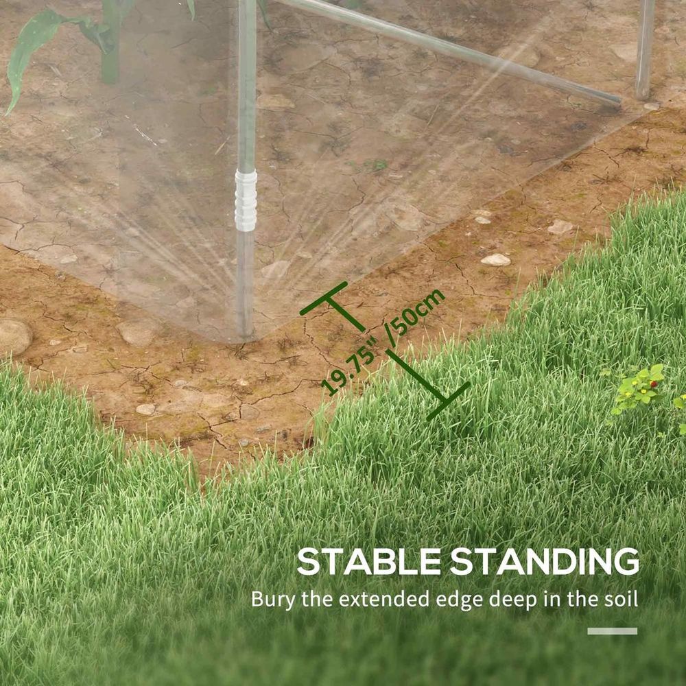 High-Quality Outsunny 3x2m Greenhouse | Galvanised Steel Frame | Spacious & Secure Design