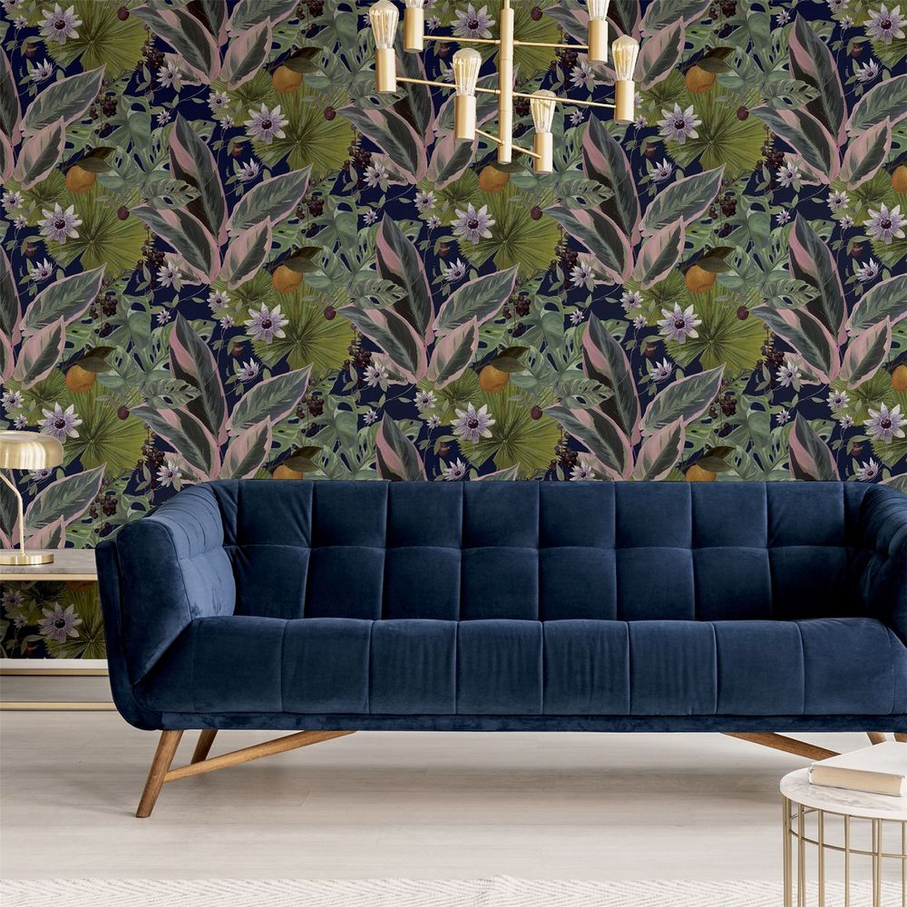 Premium Passion Flower Navy sw12 - Guaranteed Quality!