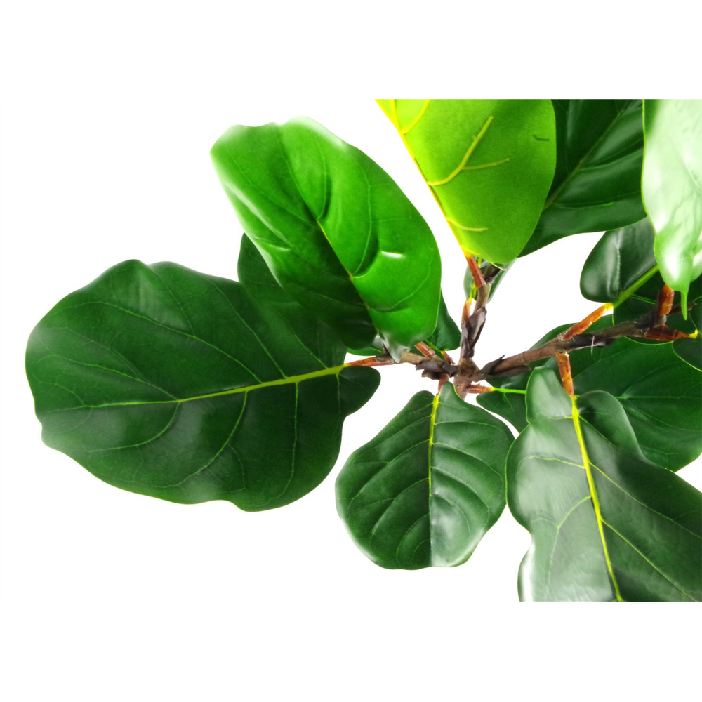 Premium 60cm Fiddle Fig Plant - Lifelike Artificial Décor for All Spaces