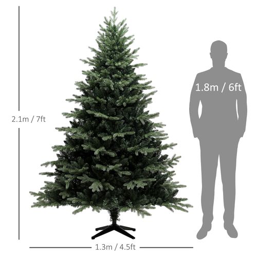 HOMCOM 5ft Artificial Spurce Christmas Tree with 1121 Branches