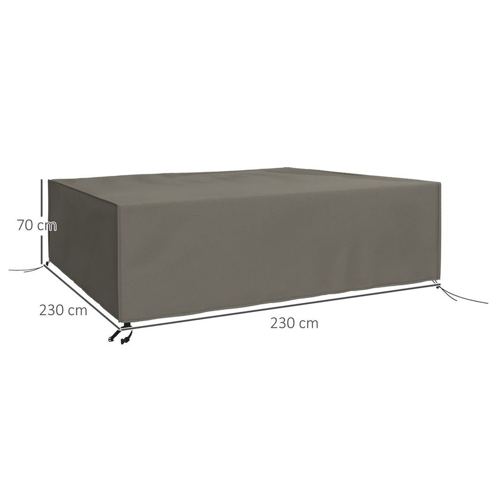 Outsunny Waterproof Garden Furniture Cover Set - Protects Against Weather Damage, Fade Resistant