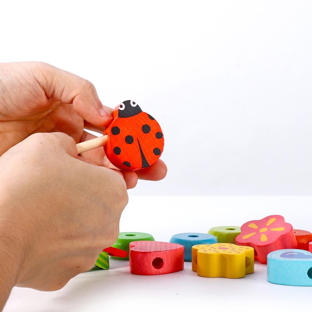 SOKA First Threading Set: Colorful Blocks for Learning & Fun