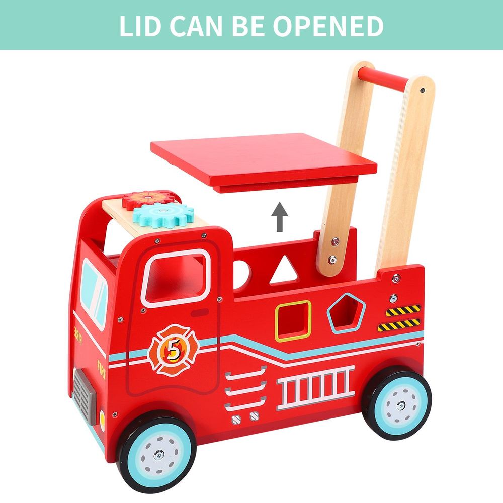 Kids Ride-On Fire Engine | Durable & Realistic Toy for Imaginative Play Baby Walker