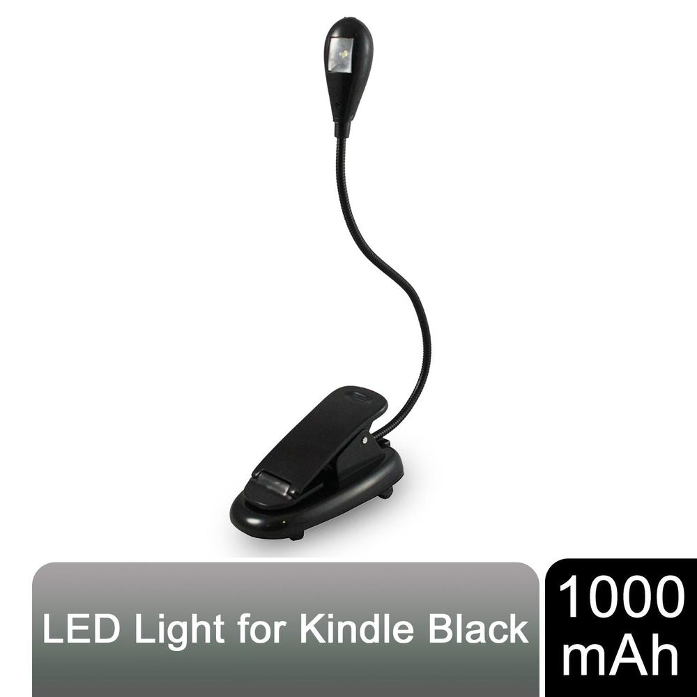 Portable 1000mAh LED Light for Kindle and Reading - Adjustable Brightness - Long Battery Life