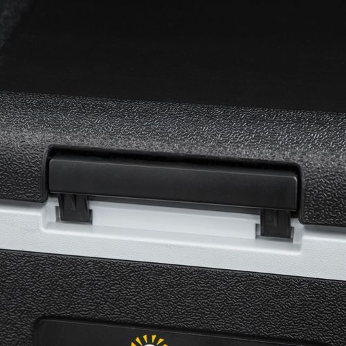 Outsunny 40L Car Refrigerator, Portable Compressor Car Fridge Freezer, Electric Cooler Box with 12/24V DC and 110-240V AC for Camping, Driving, Picnic, Down to -20℃