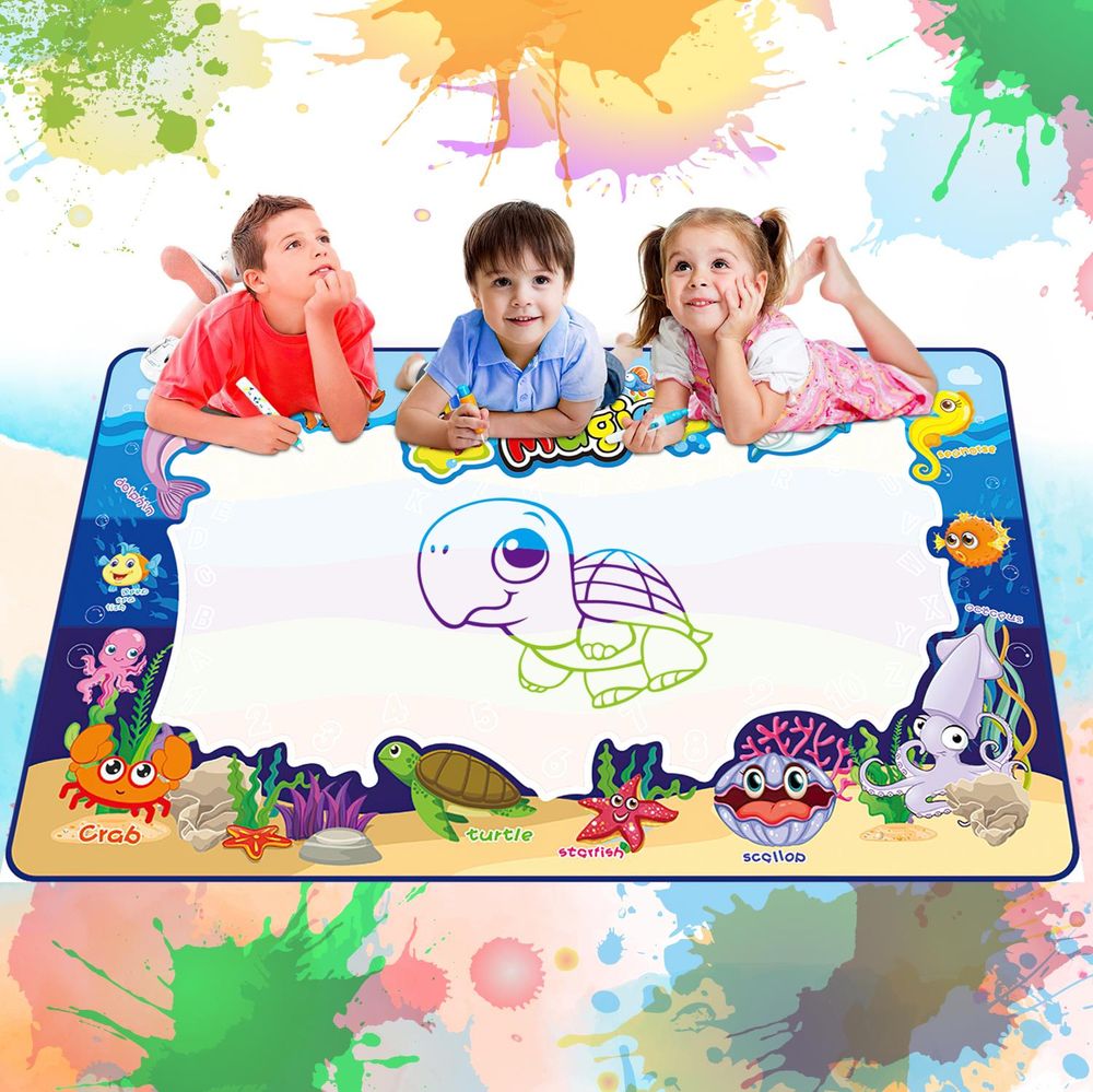 SOKA Deluxe Water Doodle Set - Large Drawing Area, Abundant Accessories, Non-Toxic & Eco-Friendly - Perfect Gift!