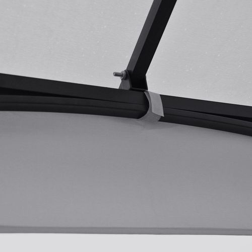 Outsunny 3 x 3(m) Garden Gazebo Patio Party Tent Shelter Outdoor Canopy Double Tier Sun Shade Metal Frame Netting Light Grey