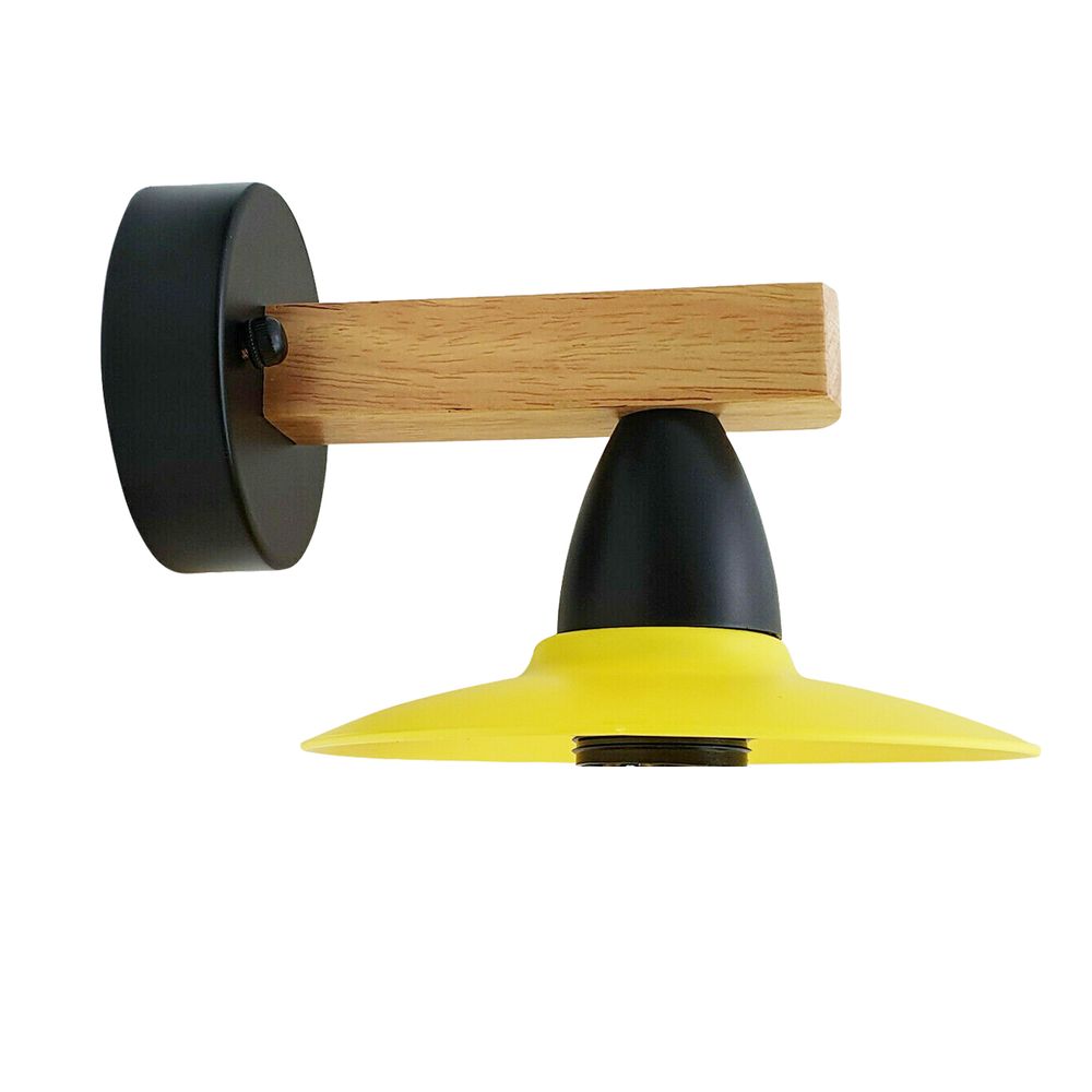 Vintage Modern Indoor Yellow Wall Sconce Wall Light E27 Base Lamp Fitting Fixture ~6228