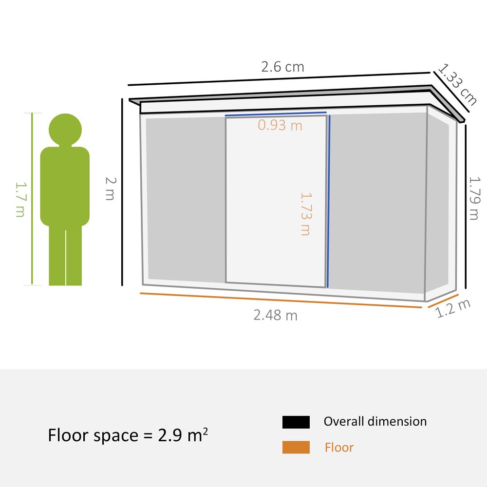 Premium Outdoor Storage Shed - Spacious, Durable & Lockable - Ideal for Tools, Equipment & Bikes
