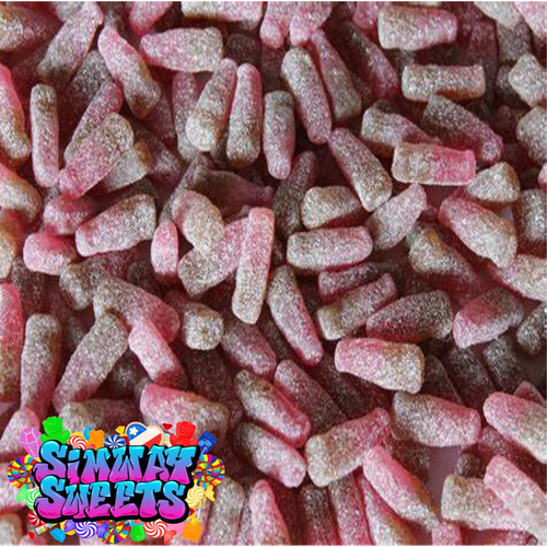 Fizzy Cherry Cola Bottles 500g Pouch Sweets