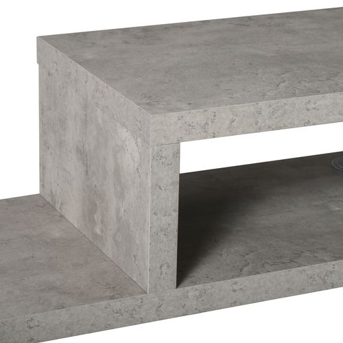 HOMCOM Wall Mounted Media Console, Floating TV Stand Component Shelf