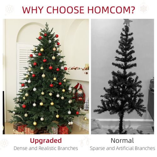 HOMCOM 5ft Artificial Spurce Christmas Tree with 1121 Branches