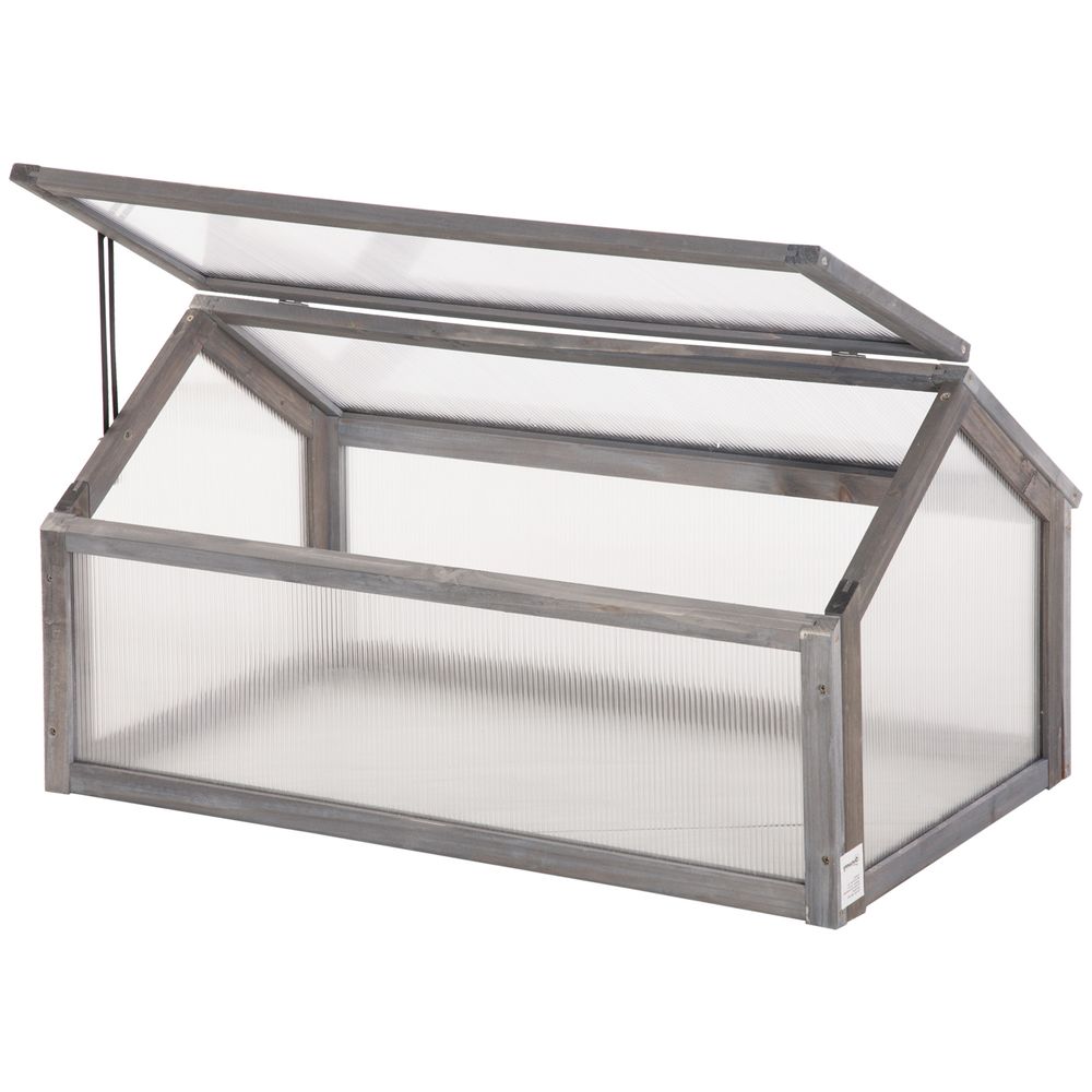 Premium Wooden Cold Frame Greenhouse. High Quality PC Panels. Reliable Seller.