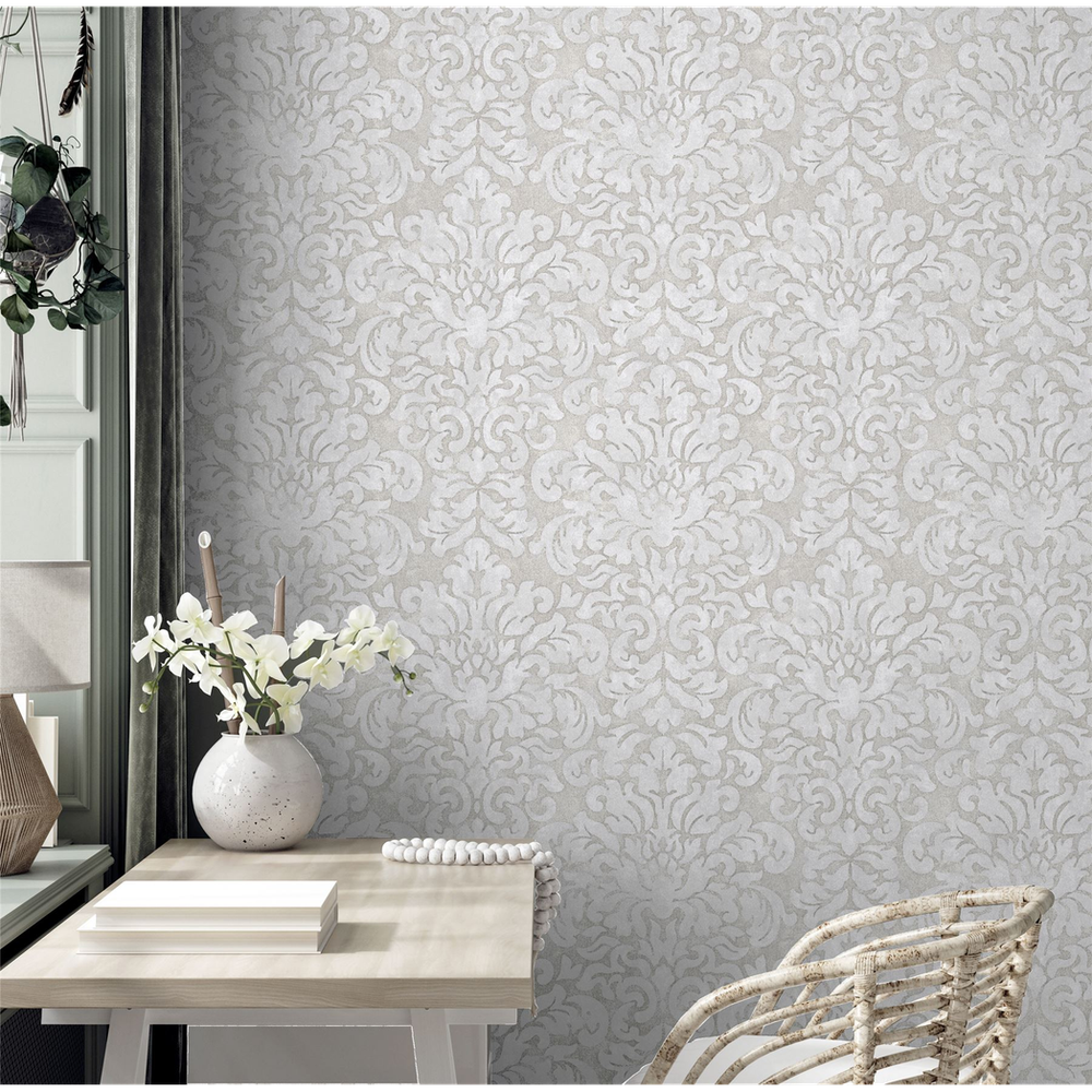 Premium Marinski Damask Soft Gold & Natural Sw12 - High-Quality, Attention to Detail