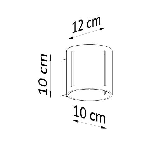 Wall lamp aluminum Inez modern Design G9