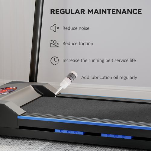 HOMCOM 1-6 km/h Folding Motorised Treadmill Walking w/ Remote Control