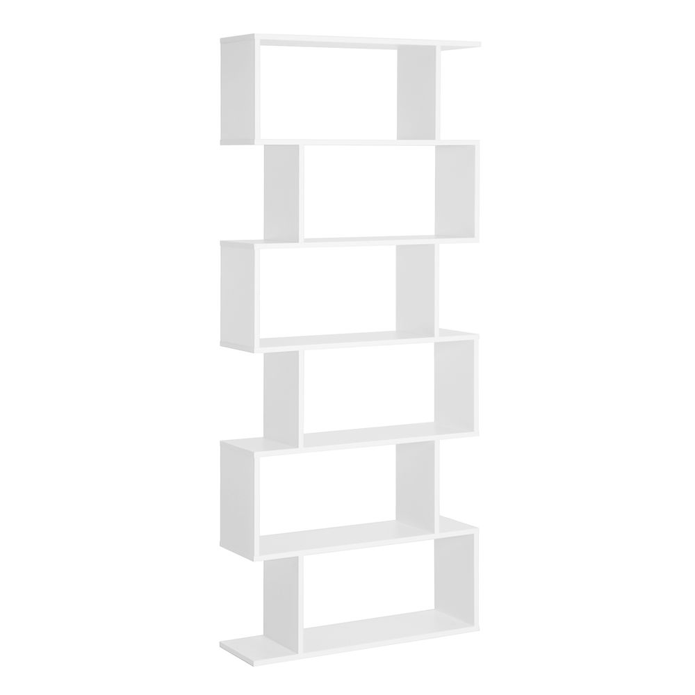Premium Particle Board 6-Tier White Shelving Unit | High-Quality | Versatile Storage Solution