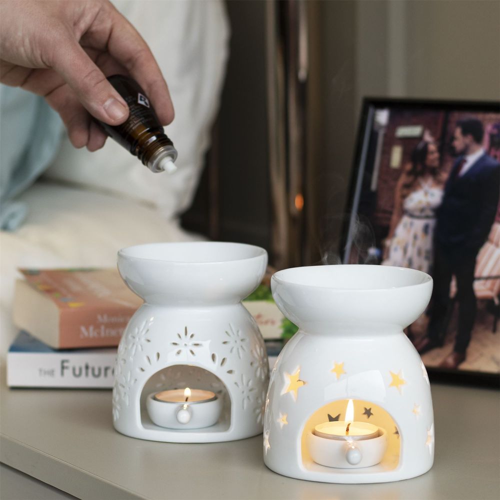 Premium Ceramic Oil Burners - Set of 2 | M&W