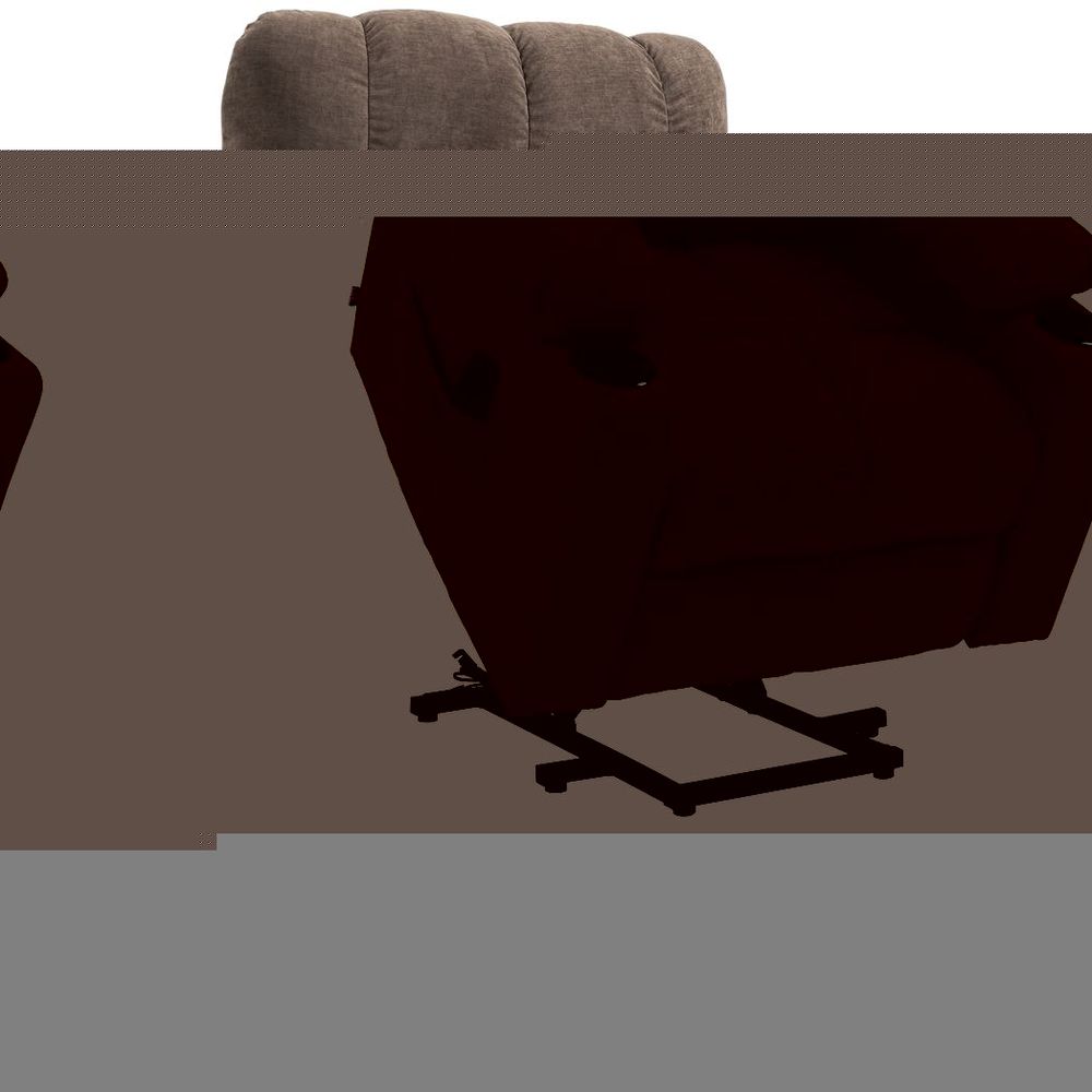 HOMCOM Heavy Duty Riser and Recliner Chair Lift Chair for the Elderly, Brown