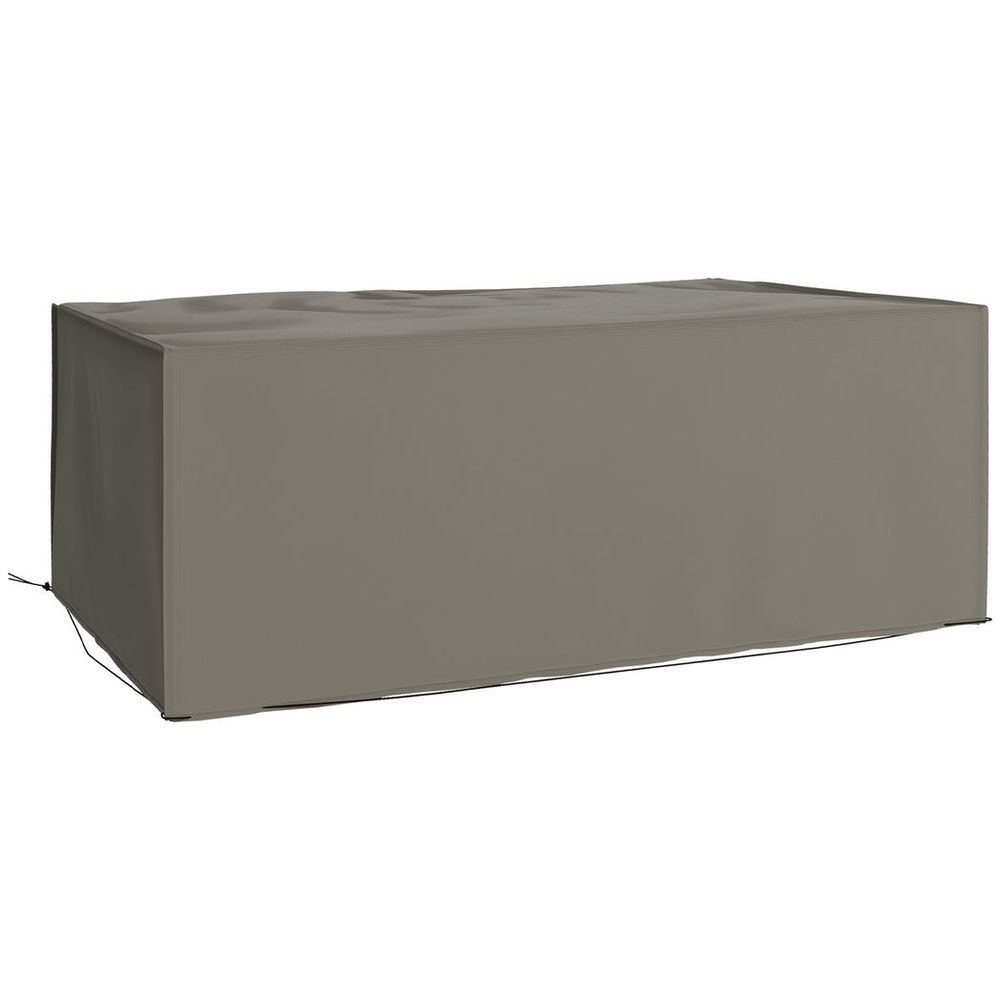 Outsunny 210x140x80cm UV Rain Protective Cover for Garden Rattan Furniture - Grey