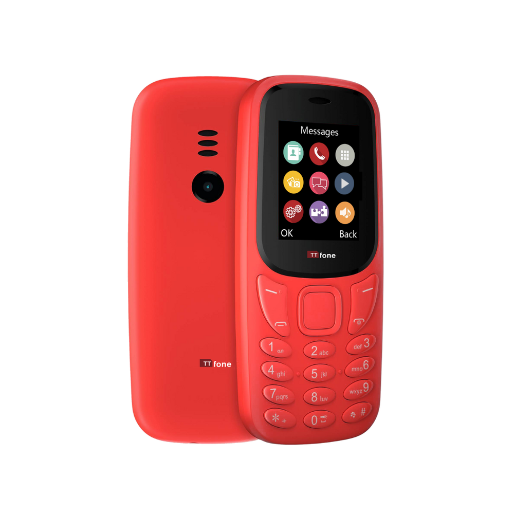 TTfone TT170 Red Dual SIM - Quality, Clarity, Confidence