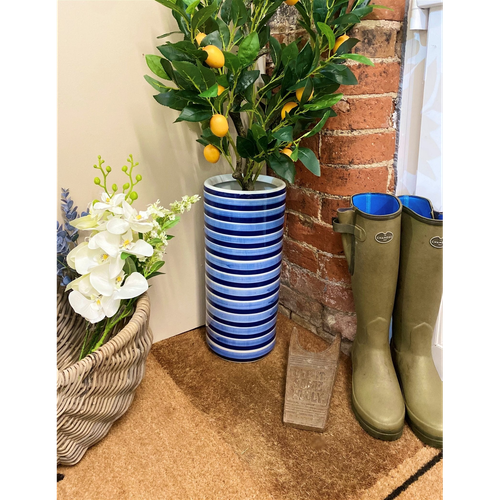 Horizontal Striped Umbrella Stand