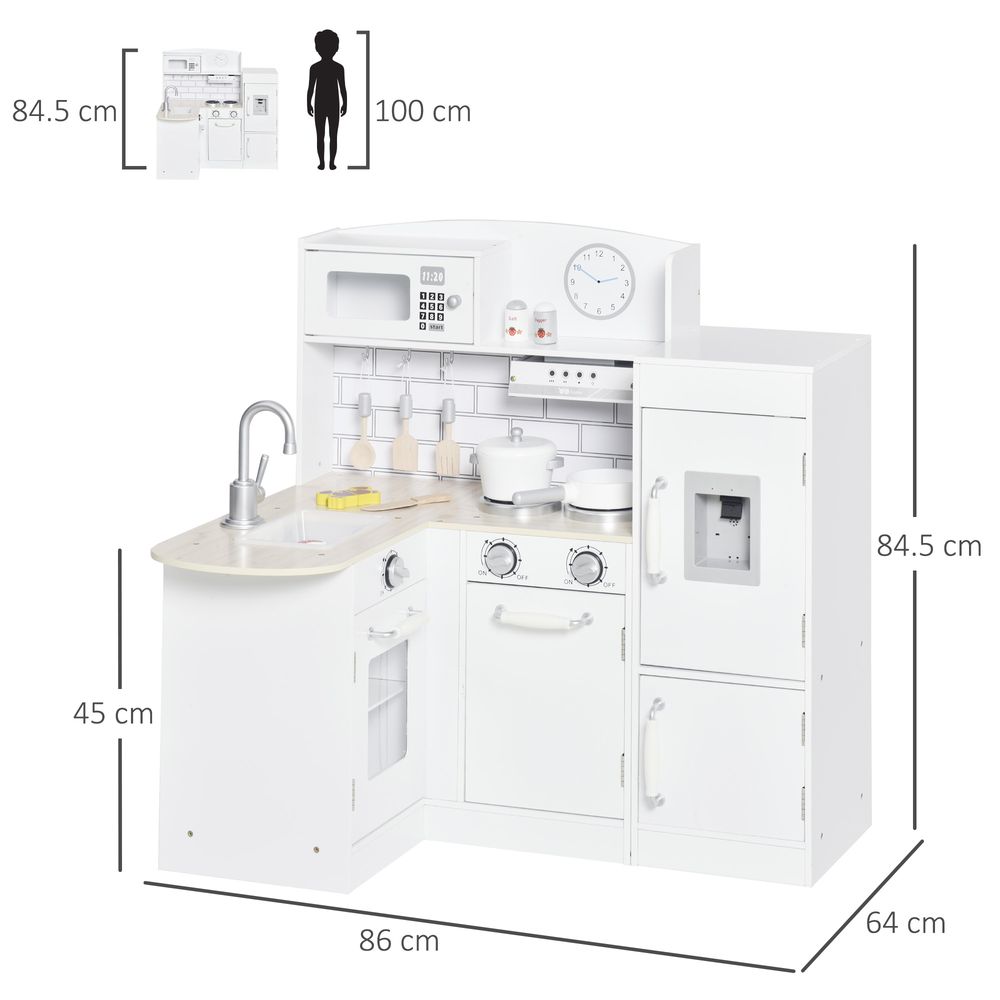 Premium Kids Kitchen Play Set - Realistic, Interactive & Educational Toy - Safe & Durable - Ideal for Ages 3+