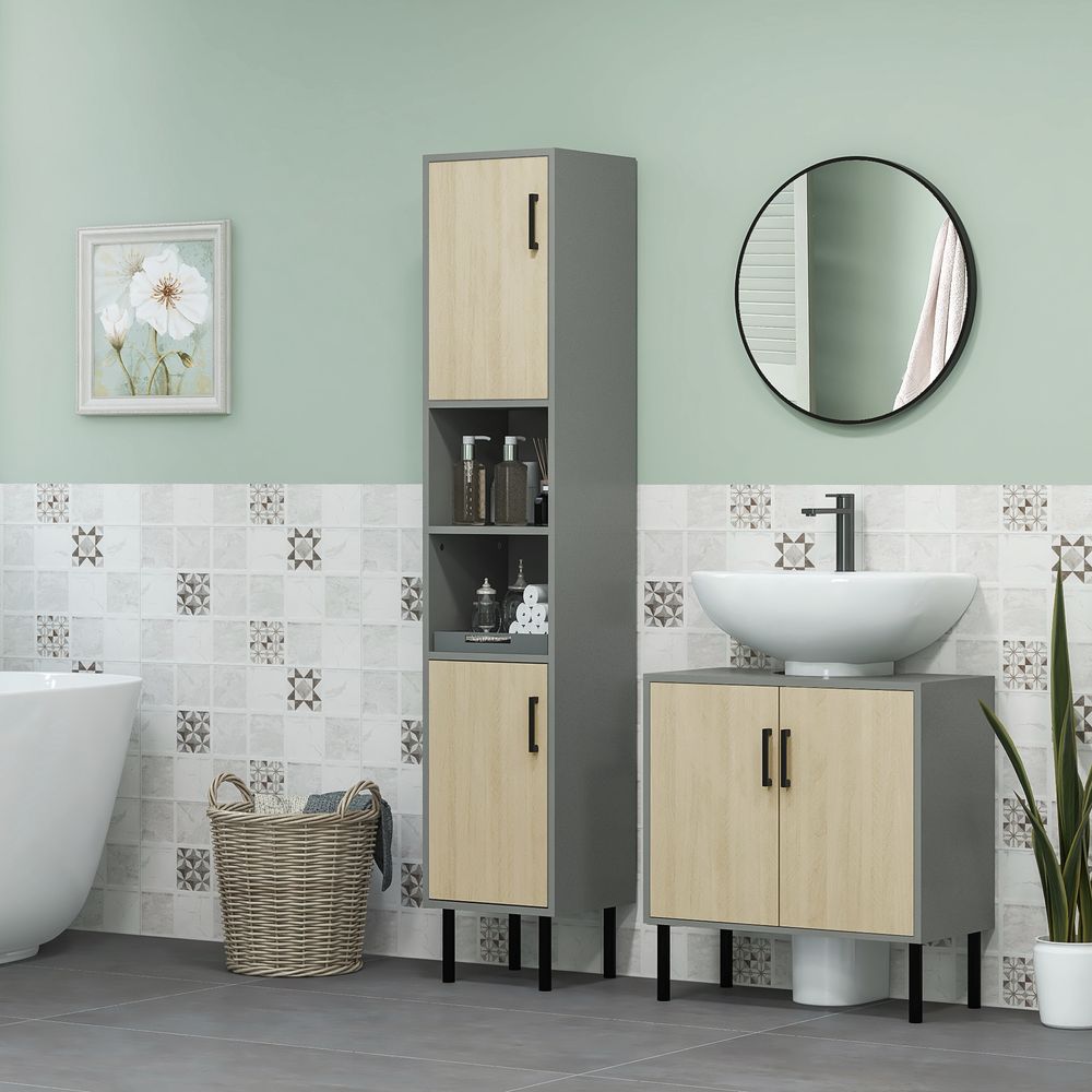 Premium Quality Farmhouse Style Bathroom Sink Cabinet